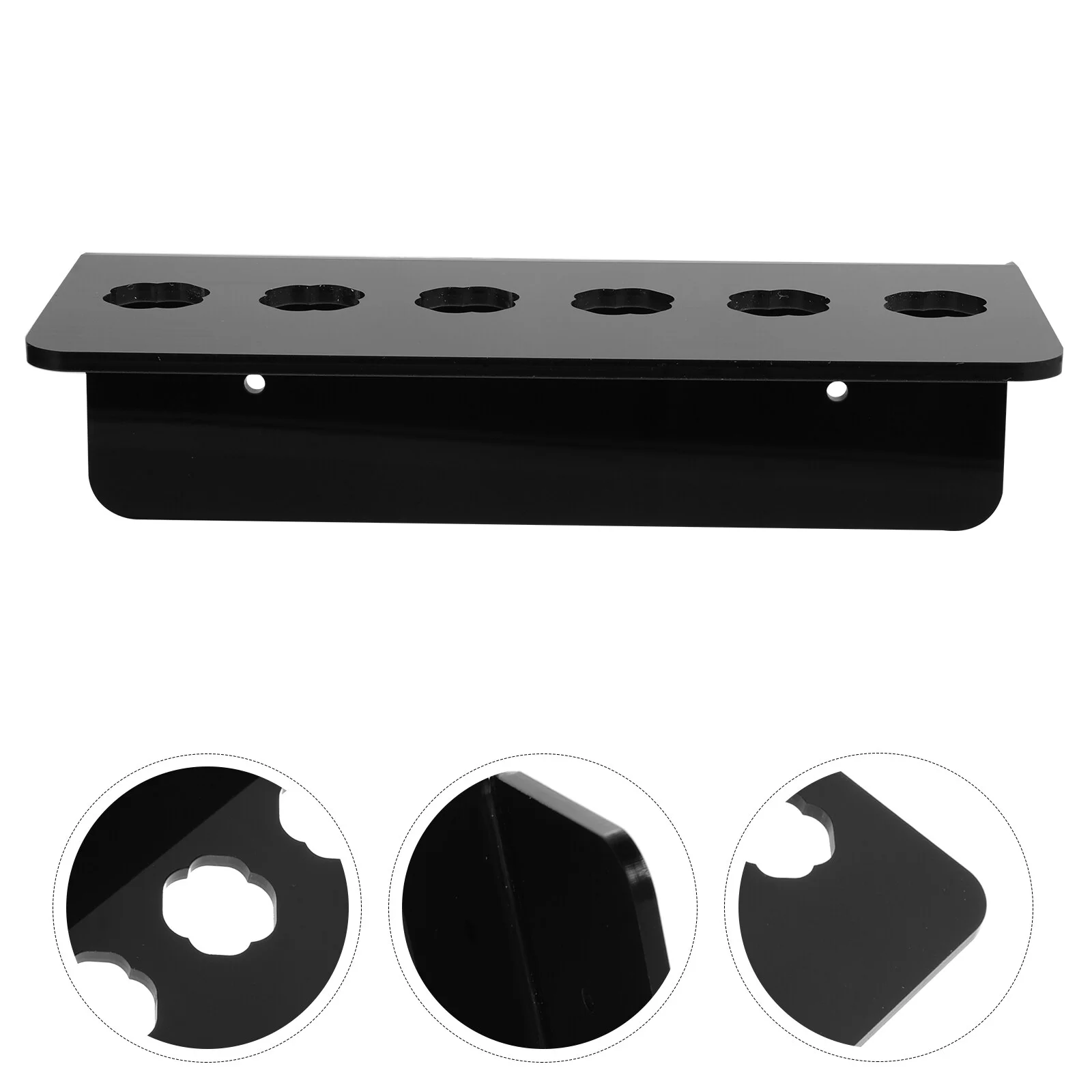

Hairdressing Tool Wall Mounted Scissor Rack Barber Shear Holder Organizer Tools