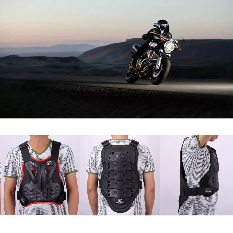Adult Motorcycle Dirt Bike Body Armor Protective Gear Chest Back Protector Protection Vest for Motocross Skiing Skating W91F enlarge