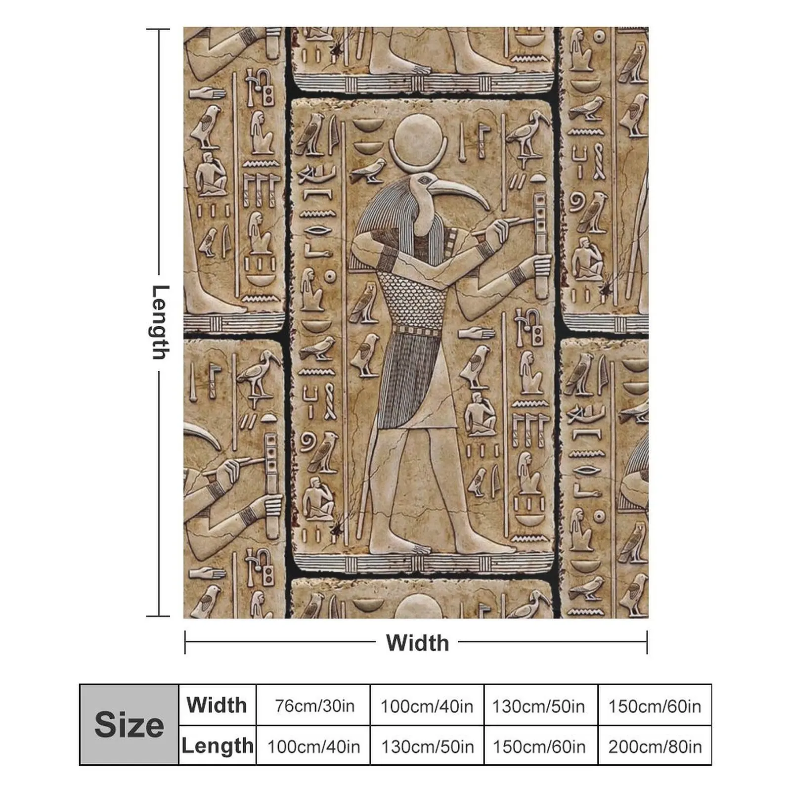 Тот - древнеегипетское деловое одеяло красивые термоотки одеяла для дивана