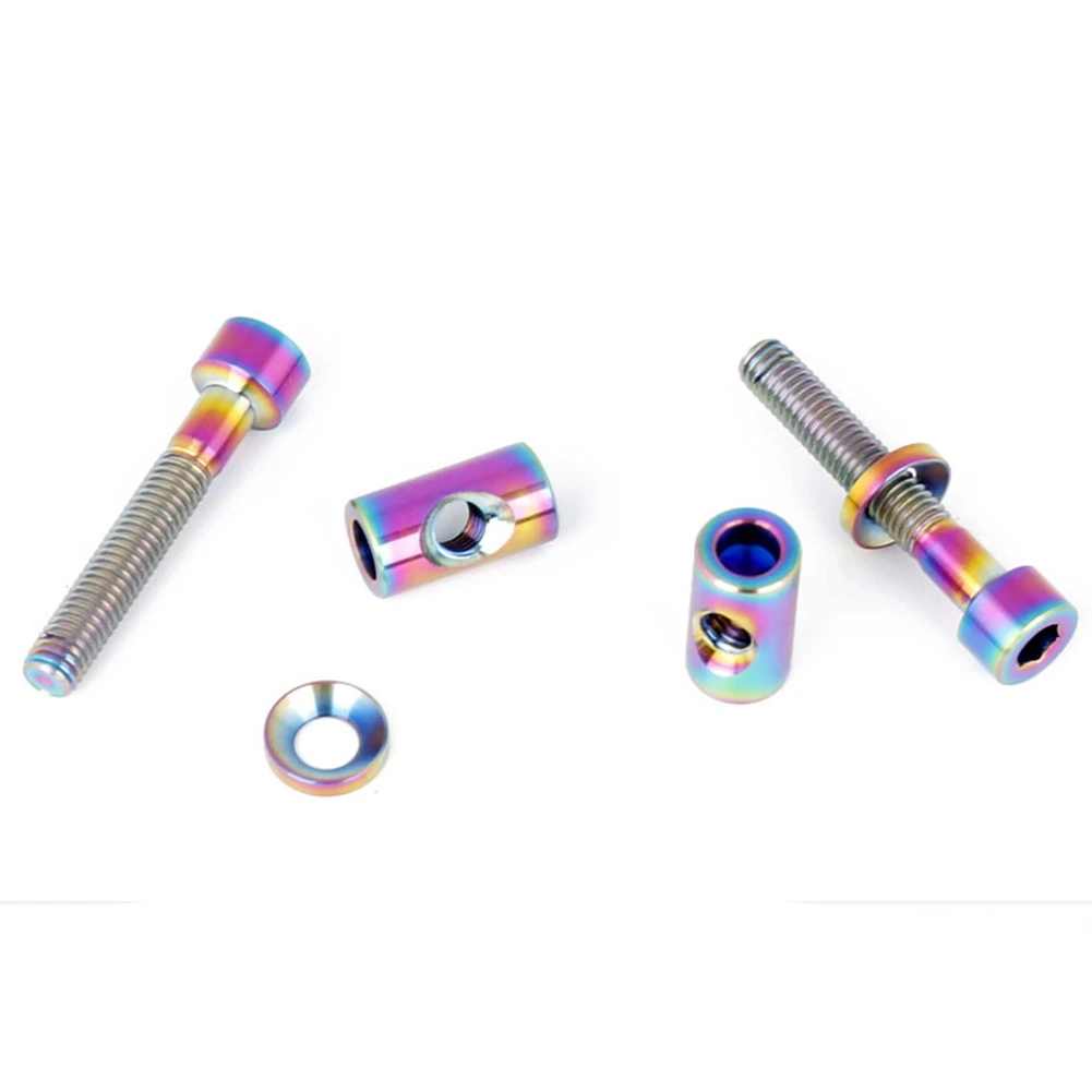 2 шт. титановые болты M5X30 с шестигранной головкой для крепления подседельного