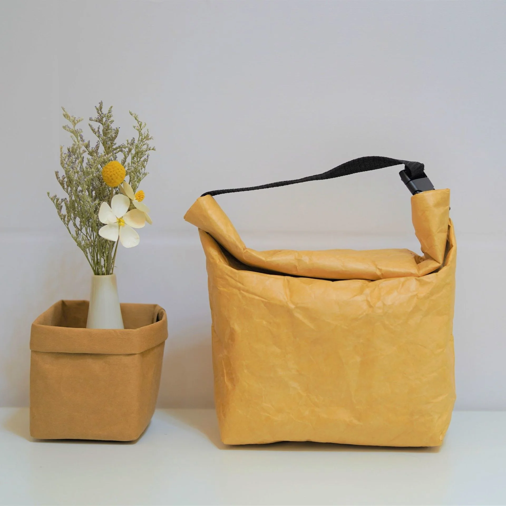 

tyvek lunch bag Reusable Insulated Paper Lunch Box Tote Bag, Eco-Friendly waterproof student lunch box at Work, School, Picnic