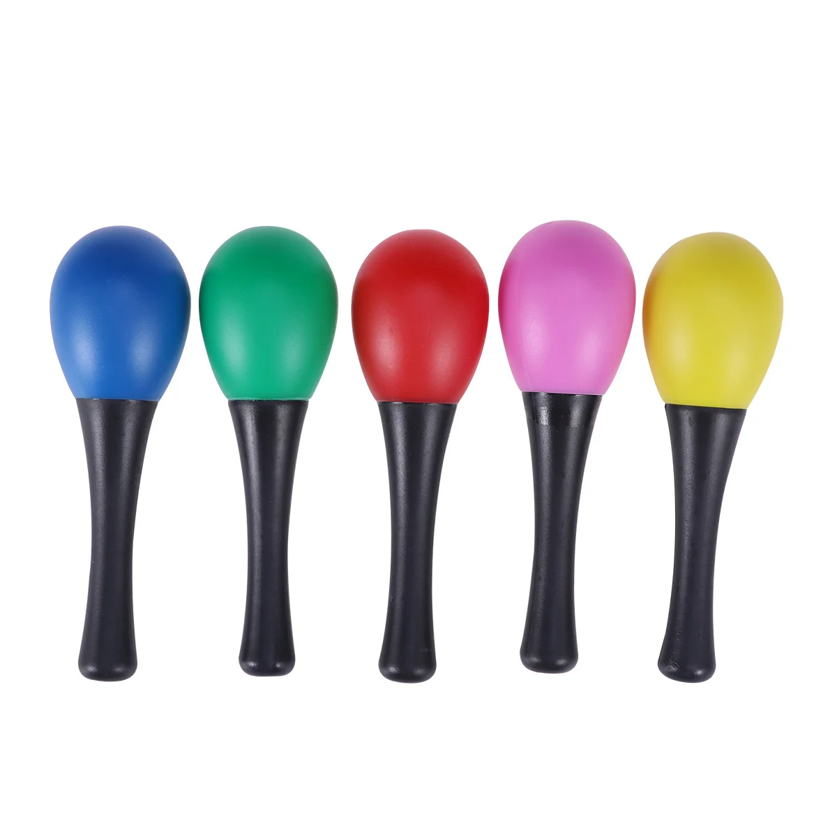 

10 Pairs of Funny Plastic Percussion Musical Egg Maracas Egg Shakers Child Kids Toys (Random Color) For babies