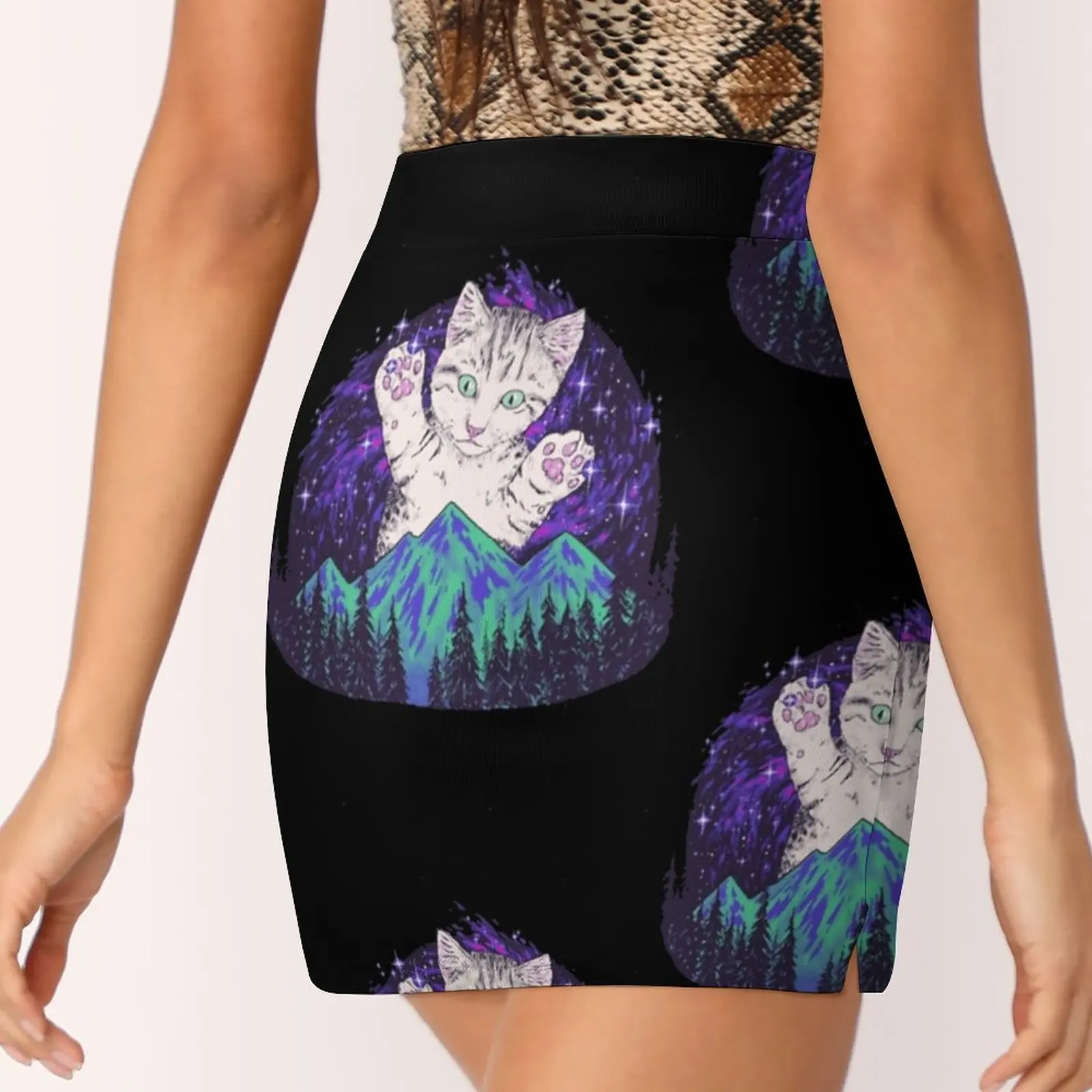 Aurora Meowealis женская спортивная юбка для тенниса гольфа танцев фитнеса бега йоги