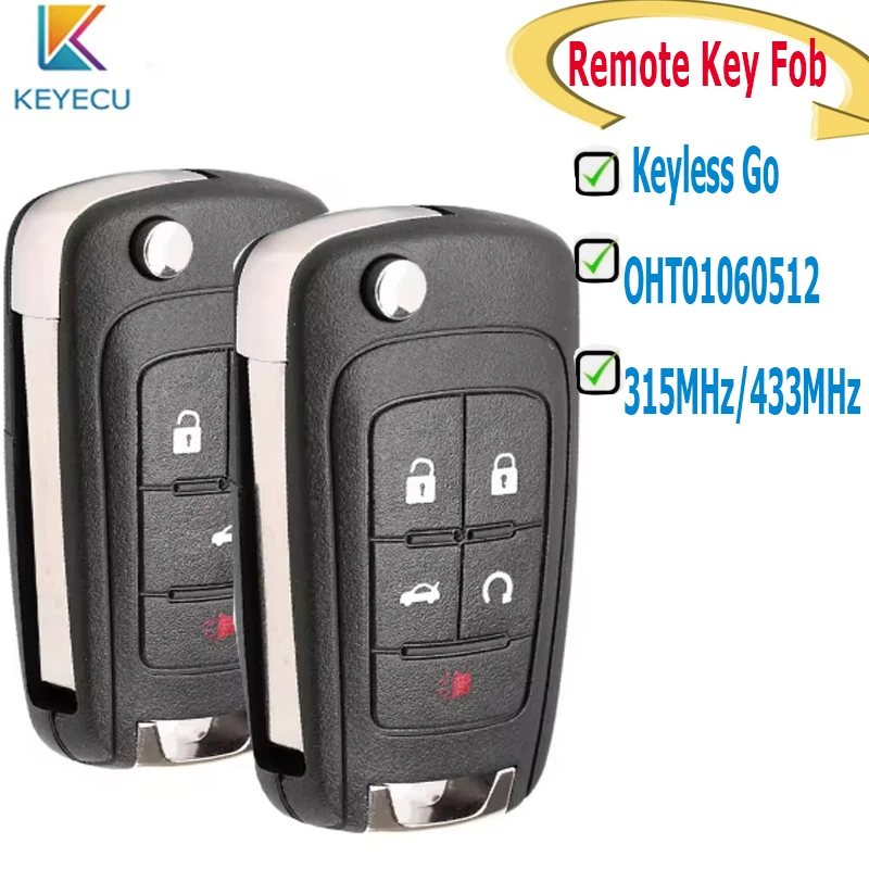 Умный дистанционный брелок KEYECU Keyless-Go для Chevrolet Camaro Cruze Buick GMC Holden Commodore VF OHT 01060512 315