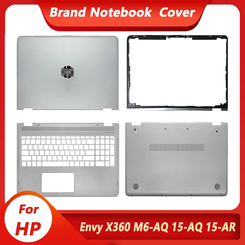 Funda superior para HP Envy X360 15-AQ 15-AR M6-AQ 15T-AQ, cubierta trasera LCD, bisel frontal, reposamanos, parte inferior, 856799-001, nueva