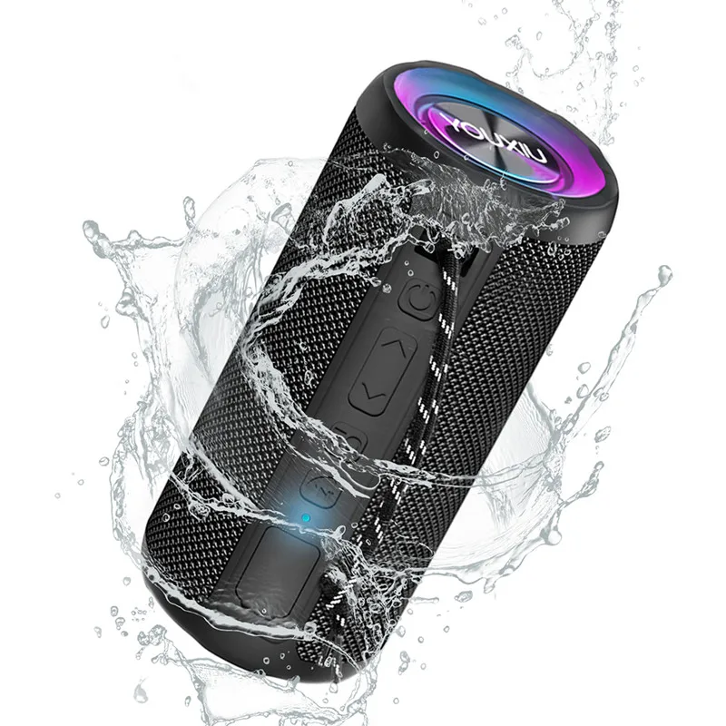 

Portable Bluetooth Speaker 20W Power Wireless Outdoor Loud Speaker 20 Hour Play Time IPX7 Waterproof Subwoofer HiFi Music Player