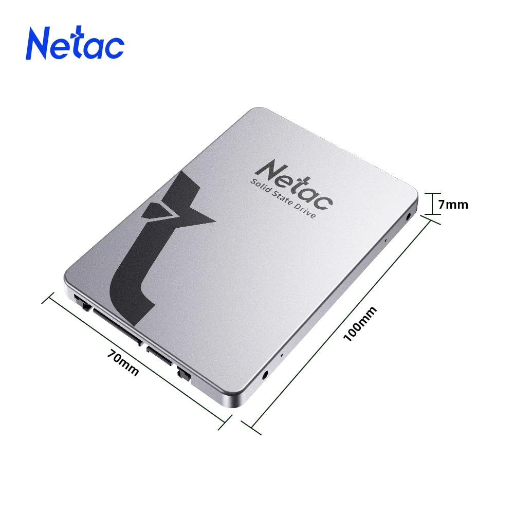 SSD-накопитель Netac SATAIII 2 5 дюйма 4 ТБ 1 512 ГБ для ПК жесткий диск 128 256 HD настольный
