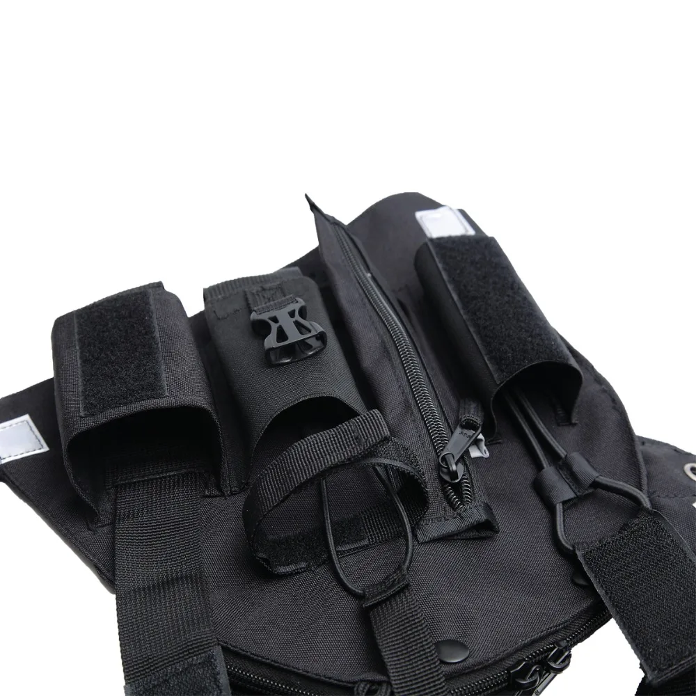 BAOFENG Hands Free Chest Harness Bag Holster for Baofeng UV-5R TYT WOUXUN Motorola Yaesu Walkie Talkie (Rescue Essentia