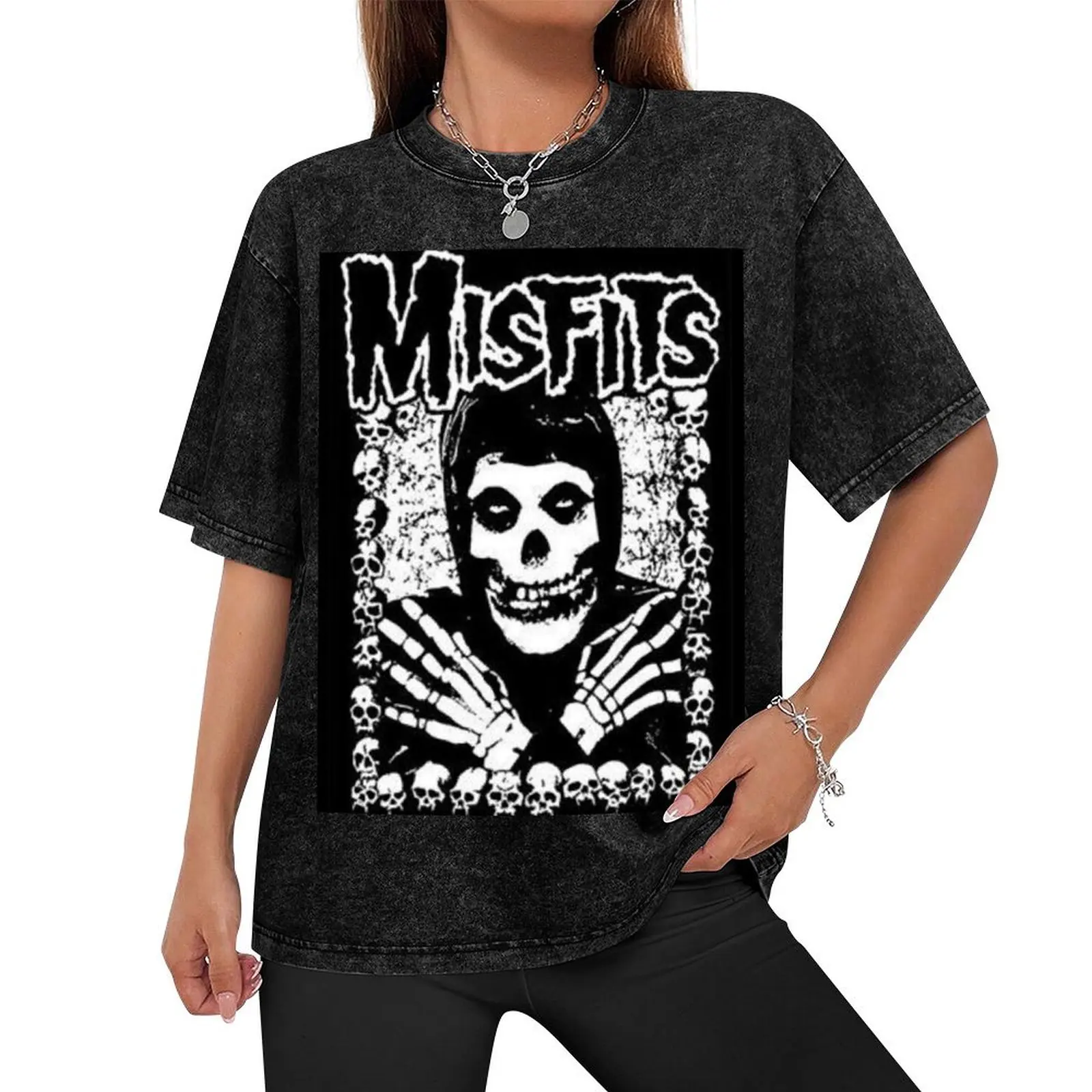 Футболка Misfits мужская футболка лето 2024 персонализированная большие и высокие