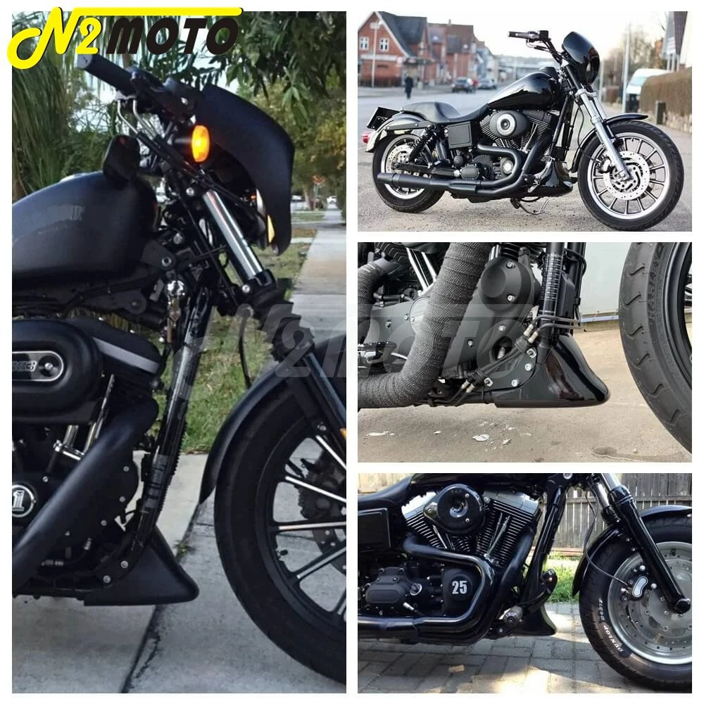 Нижний передний спойлер для мотоцикла обтекатель подбородка Air Dam Harley Sportster 883 XL1200