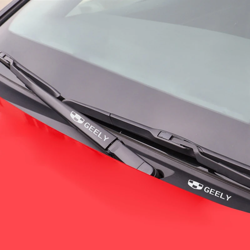 

3D Metal emblem Auto Decor Decals Car Window Wiper Stickers For Geely Emgrand X7 EC7 Atlas Boyue CK2 GC6 Parts LC