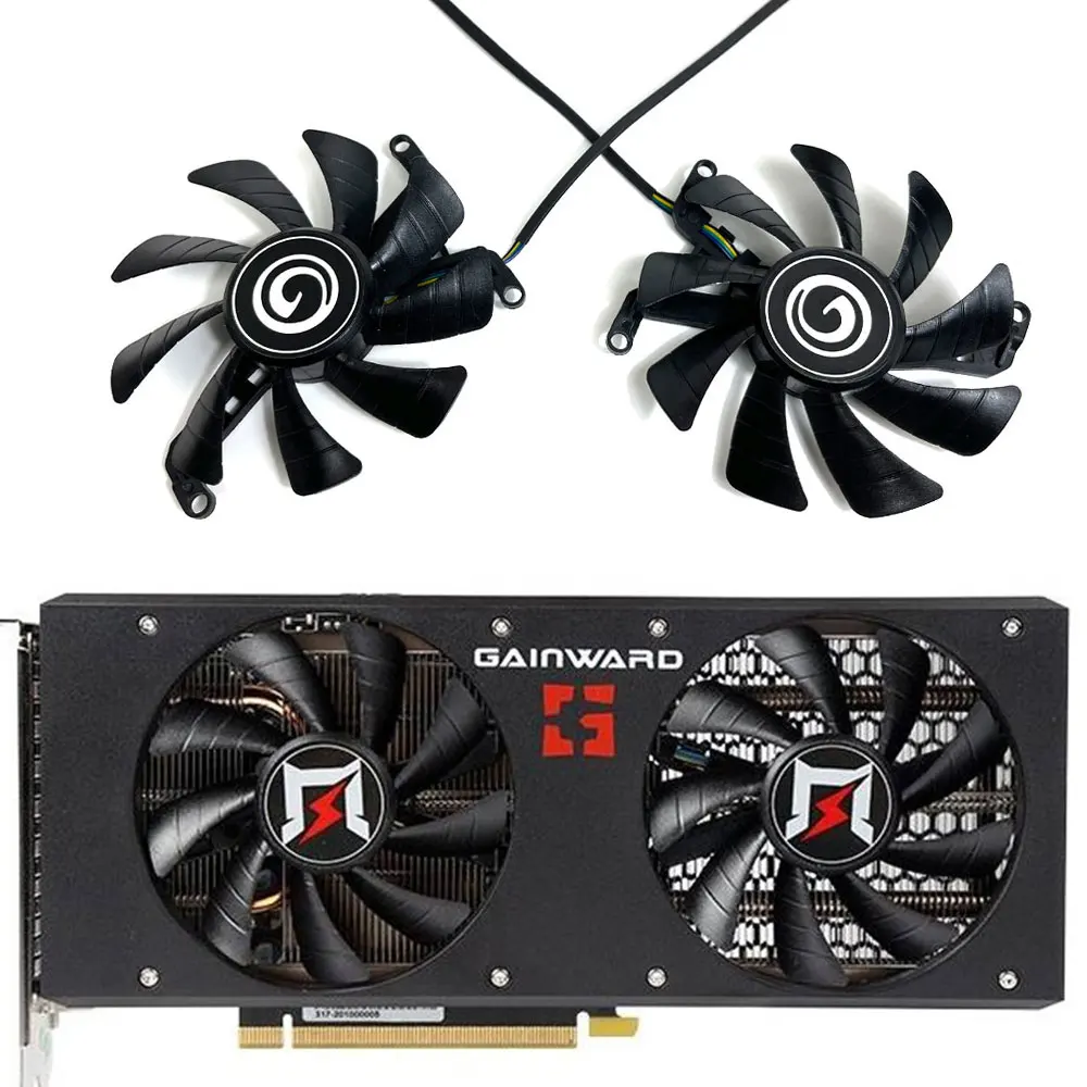 

Новый Вентилятор Охлаждения видеокарты 85 мм 4PIN FY09015M12LPA RTX 3060, RTX 3060 TI GPU для GAINWARD RTX 3060, RTX 3060Ti Wind Chaser EX