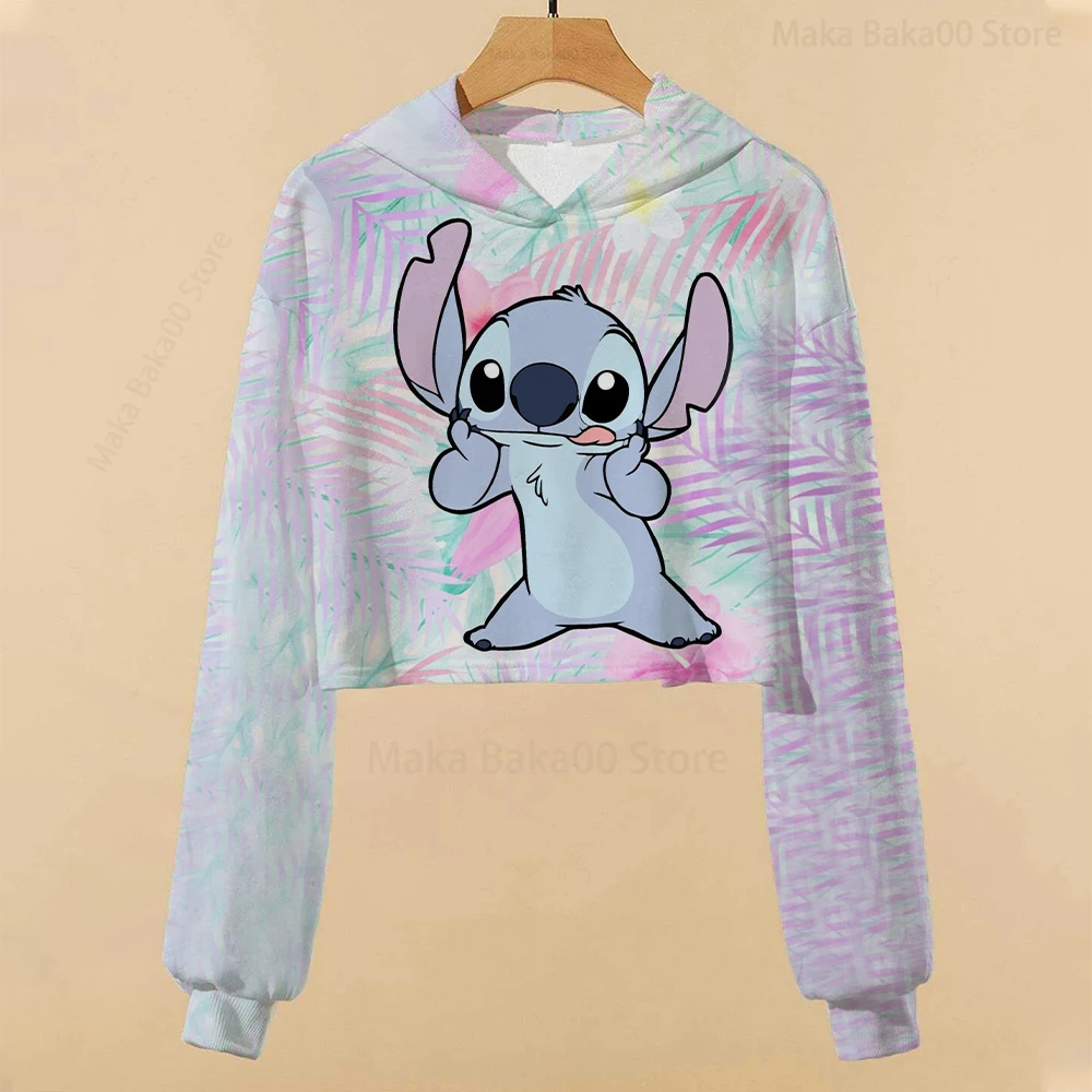 

Autumn and winter new Christmas Disney children's clothing hoodie sweater print Stitch sports casual girls clothing tops