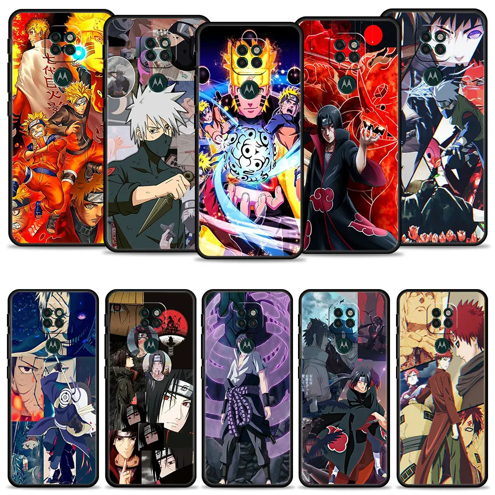 

Naruto Uchiha Sasuke And Kakashi Phone Case For Samsung Galaxy A50 A70 for Moto G60 G30 G9Play for Nokia G10 Silicone Cover