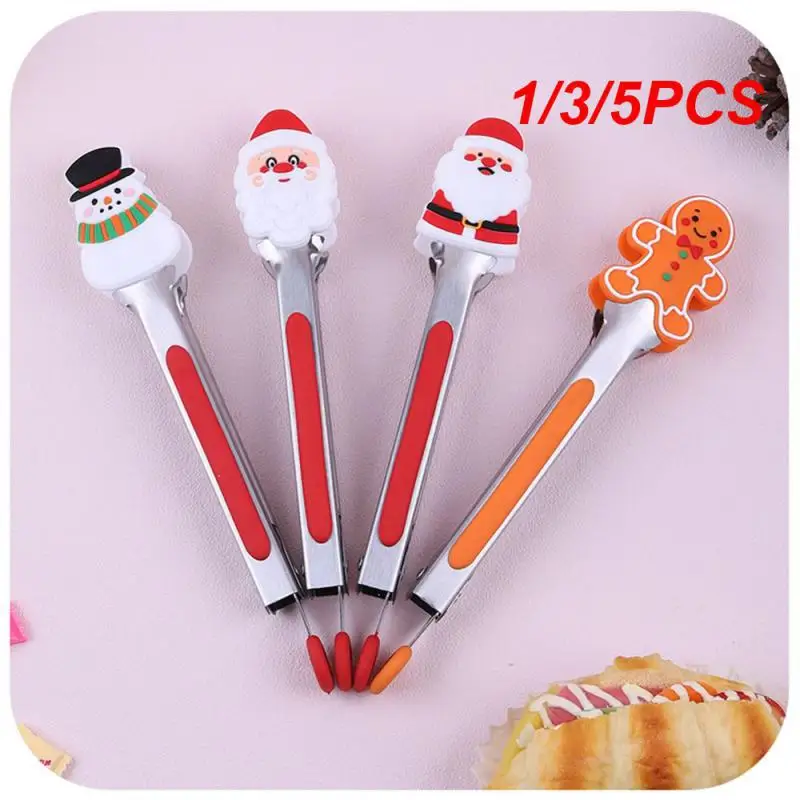 

1/3/5PCS Steak Clips Convenient Drain Water And Oil Exquisite Workmanship Comfortable In Hand Smooth And Non-scratch