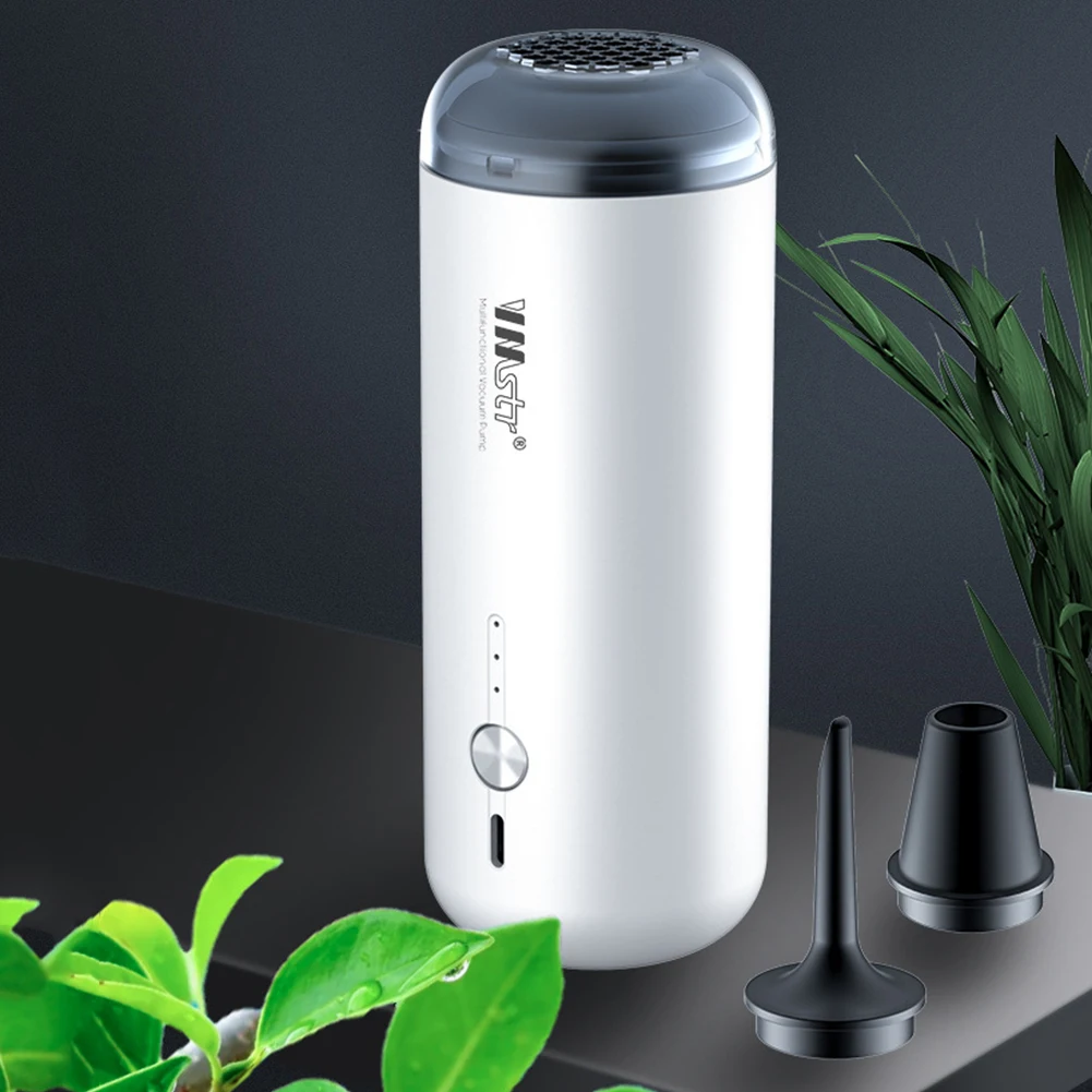 

USB Charging Air Pump Vacuum Illumination Multifunction for Party Waterbeds Travelling Easy Carrying Air Mattresses