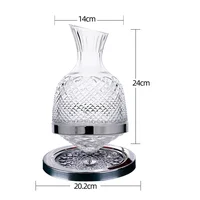 Crystal Decanter Liquor Drinker, Glass Red Wine Decanter, Red Wine Aerator Wine Accessories with Gift Box