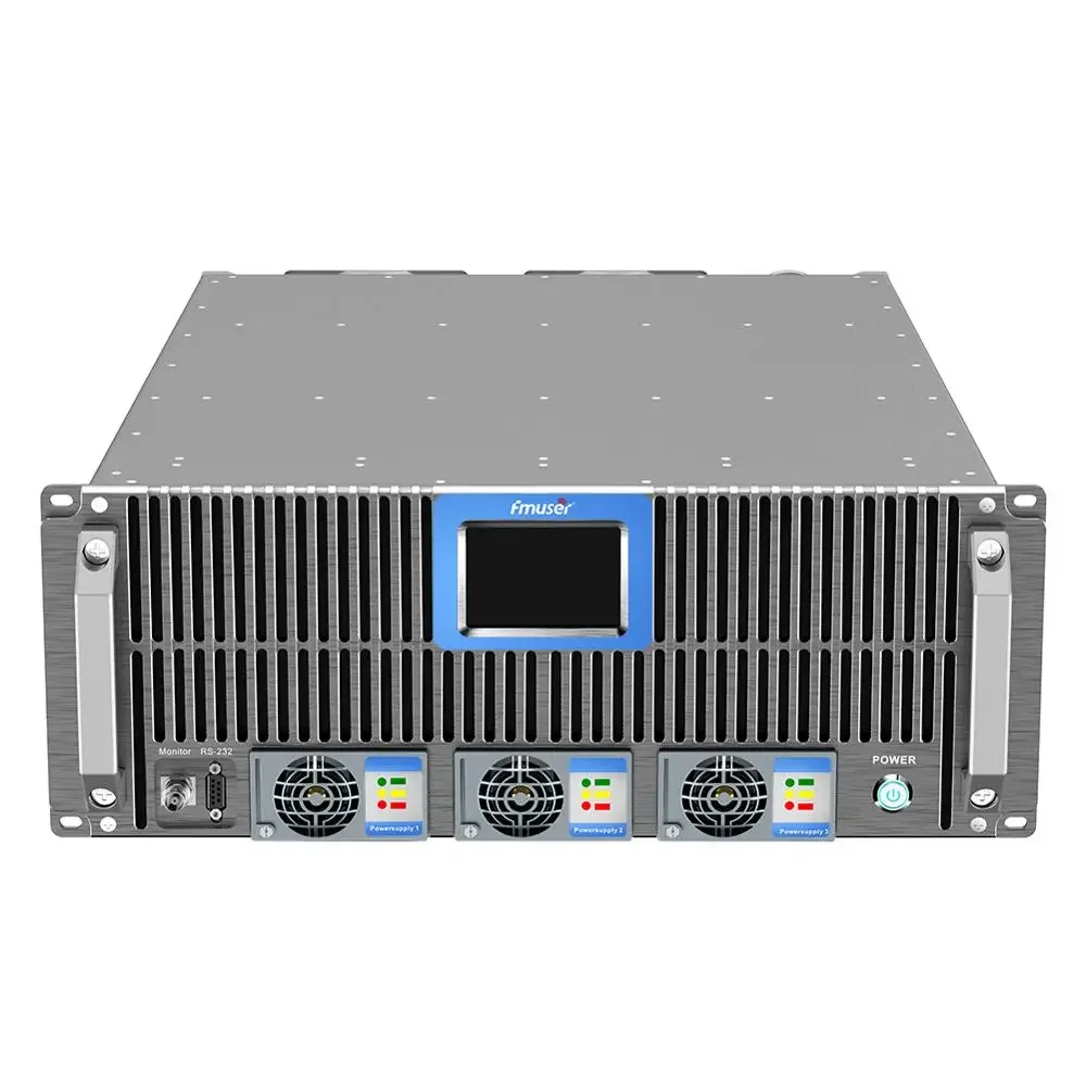 Фото FM-трансмиттер FMUSER FSN-3500T 3500Вт 3000Вт с большой дальностью действия + FM-антенна FU-DV2 87-108 МГц для профессиональных радиовещательных станций №5