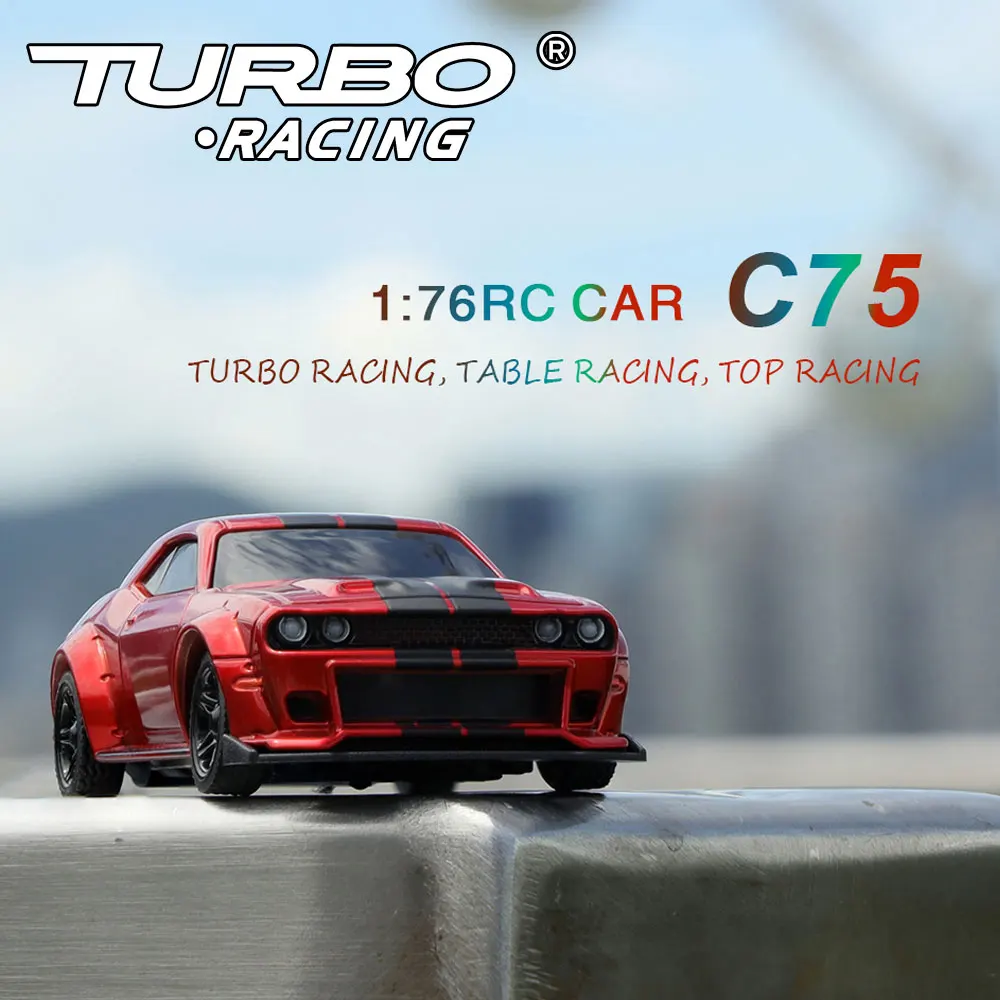 

Turbo Racing 1:76 C74 C75 Flat Running Toys On Road RC Car Radio Full Proportional Remote Control Toys For Kids and Adults