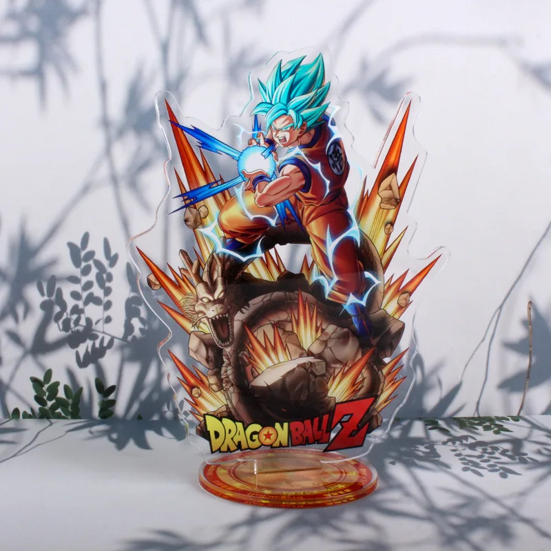 

Anime Dragon Ball Z Super Saiyan Son Goku Gohan Broli Frieza Acrylic Stand Figures Model Desktop Ornaments Friend Gift