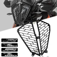 motorcycle accessories headlight head light guard protector cover protection grill for 790 890 adventurer 790 890adv 2019 2021