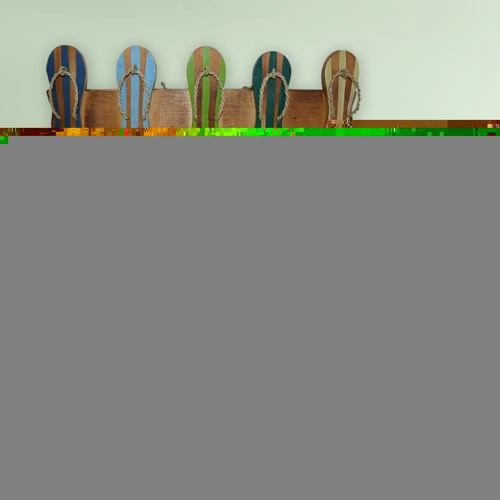 5 крючков деревянная настенная вешалка крючок для двери держатель-органайзер