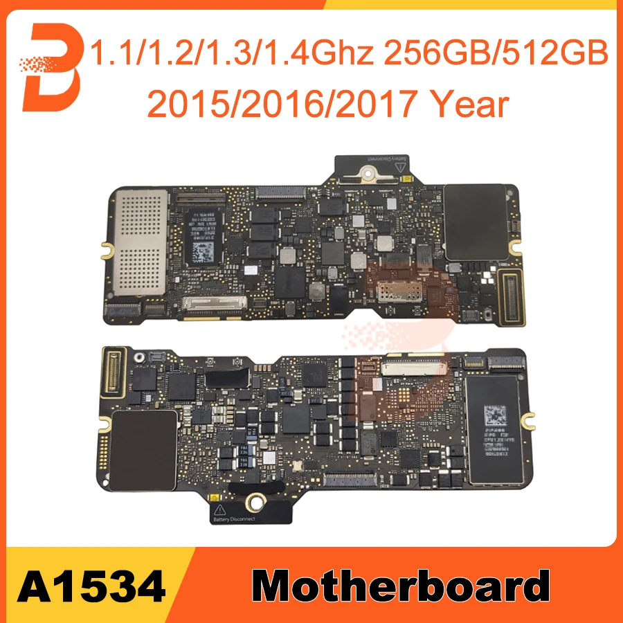 Протестированная оригинальная материнская плата A1534 820-00045-A 820-00244-A 820-00687-A для Macbook