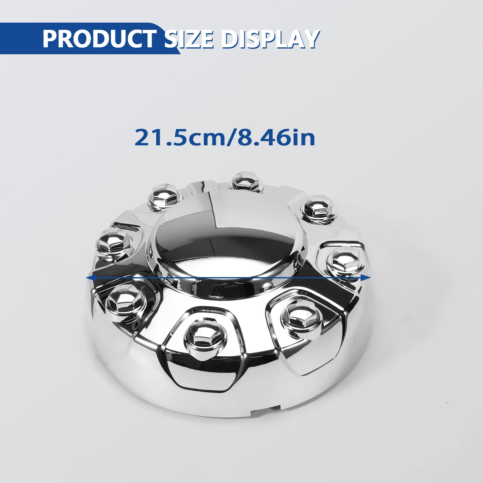 Фото Колпачок центрального отверстия колеса 6PG02SZ0AB Chrome (хромированный) 6PG02SZ0AC для Dodge Ram 2500 3500 SRW 2019-2024 №4