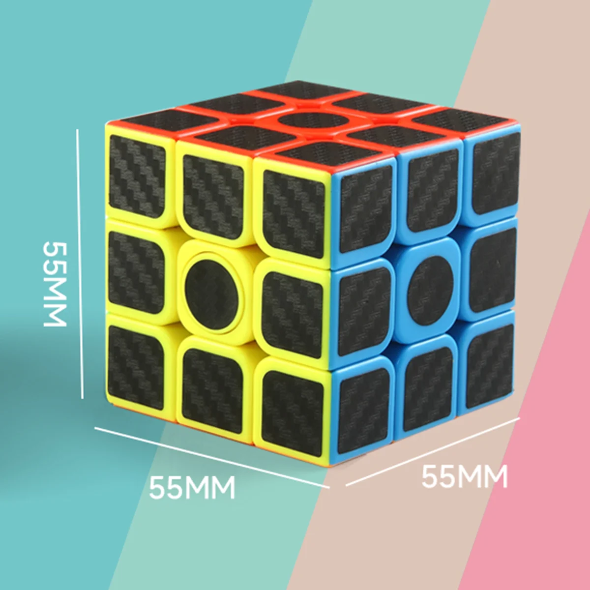 Головоломка для снятия стресса из углеродного волокна 3x3x3
