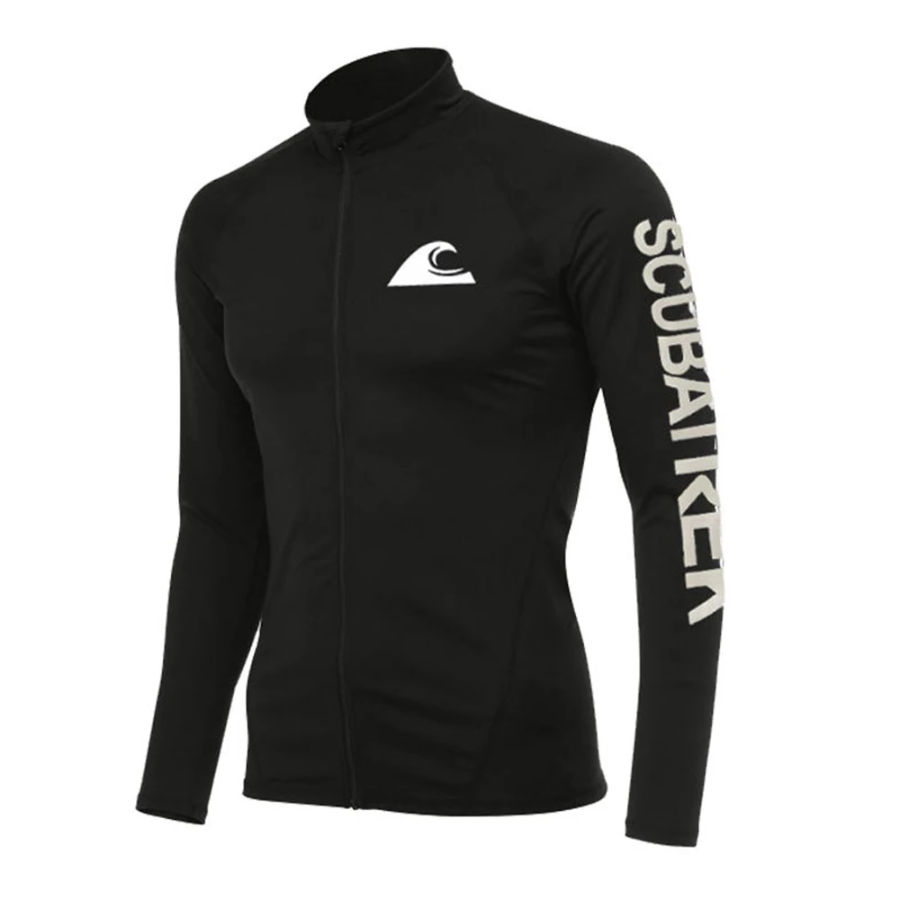 2022 Men's Professional Split Long Sleeve Sunscreen Quick Dry Surf Shirts Watersports Beach Swimming Snorkeling Surf Tops M-2XL