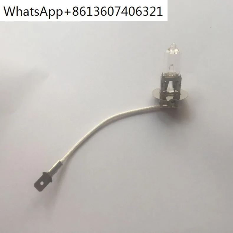 H3 6v55w лампа для фонарика, H3 6V 55W Автомобильная Лампа, длина линии 8 см