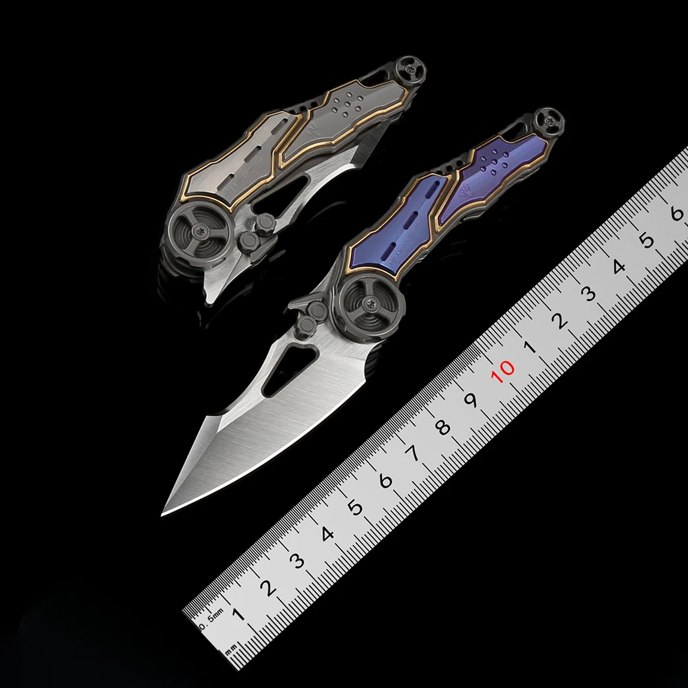 

NOC MT-26 Folding Knife M390 Blade Titanium Alloy Handle Outdoor Camping Hunting Survival Kitchen Multifunctional EDC Tools