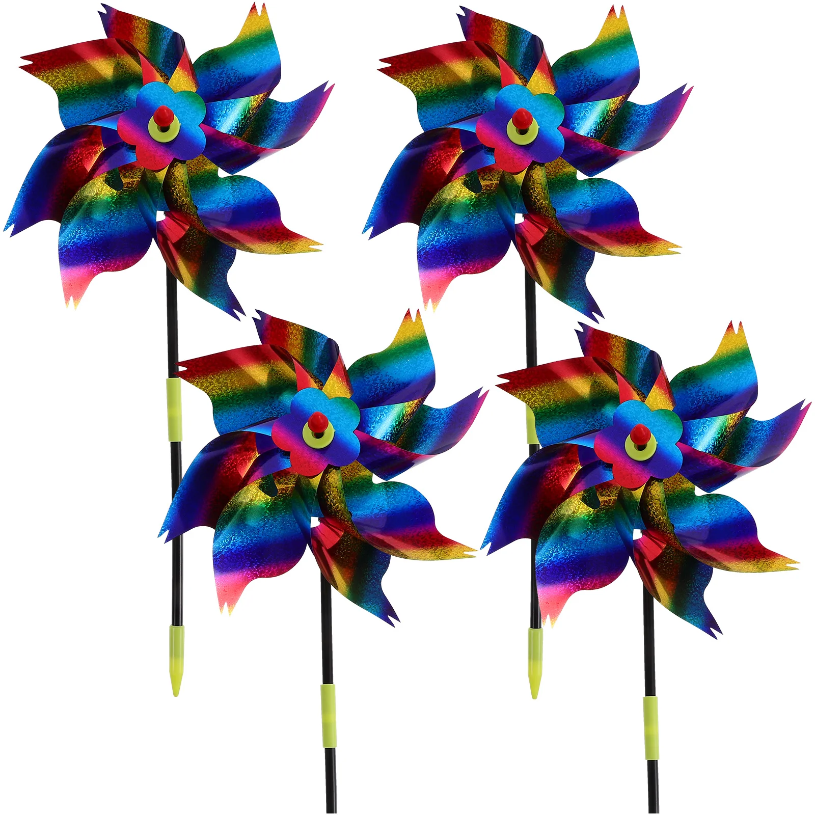 

Lawn Ornaments Wind Spinner Pinwheel Garden Bird Deterrent Windmill Outdoor Yard Decorative Craft