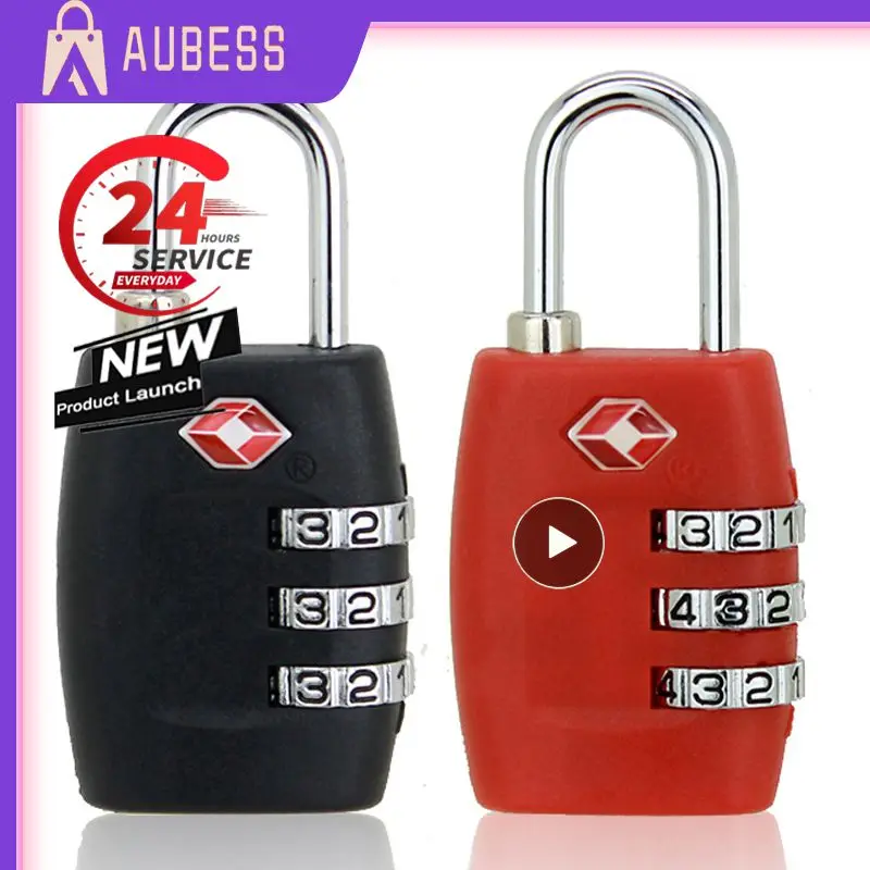 

1~10PCS Digits TSA Steel Wire Lock Combination Padlock Customs Code Lock Anti-theft Travel Abroad Luggage Bag Suitcase Trolley