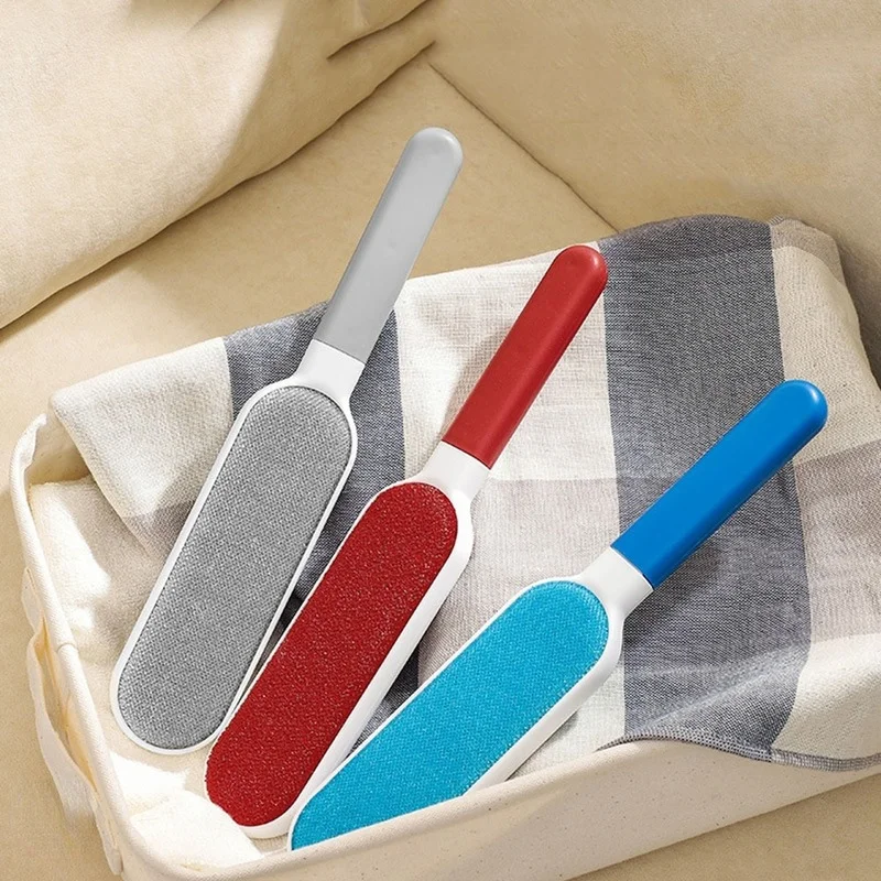 

Protable Manual Lint Remover Brush Two-Side Anti-Static Clothes Sheet Dust Cleaning Tools Pet Fur Cleaner Pet Hair Remover