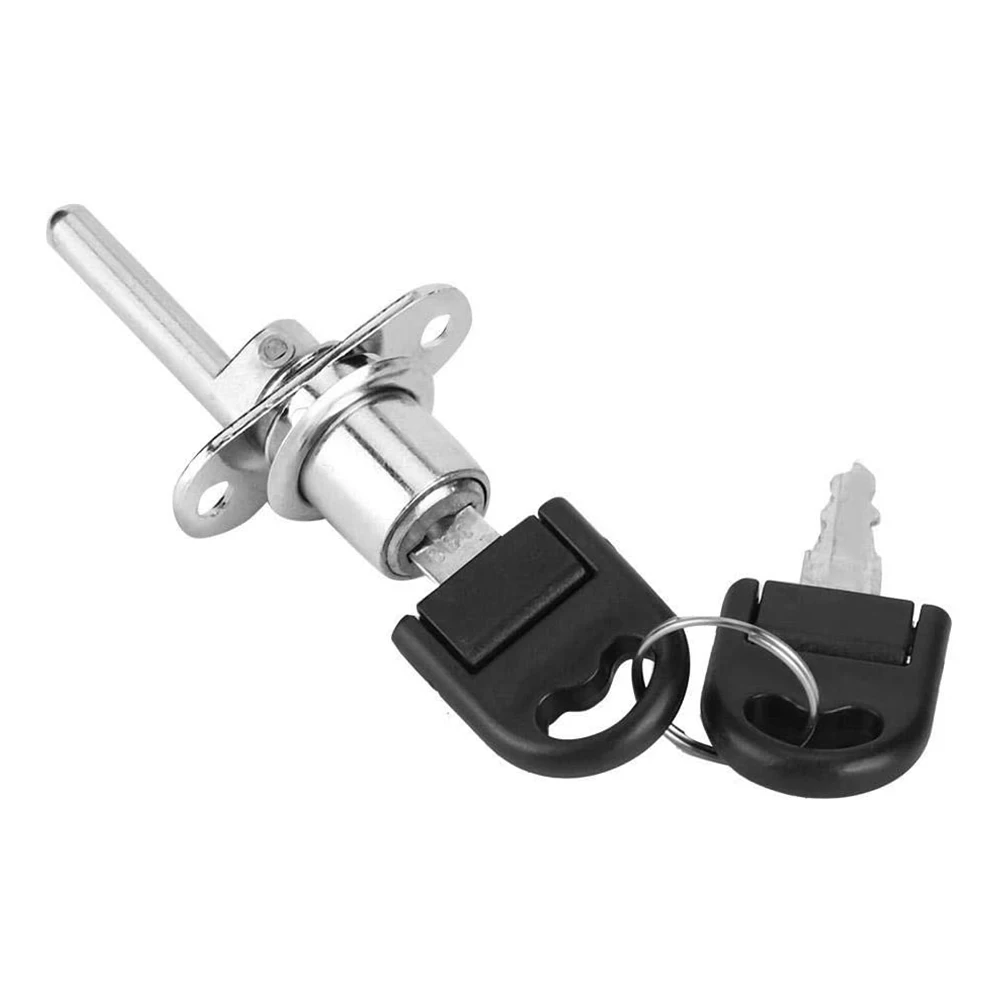 

Drawer Lock With 2 Keys Zinc Alloy Lock For Cabinet Bookcase Computer Desk Layer Plating Surface Hold Comfortable Home Hardware