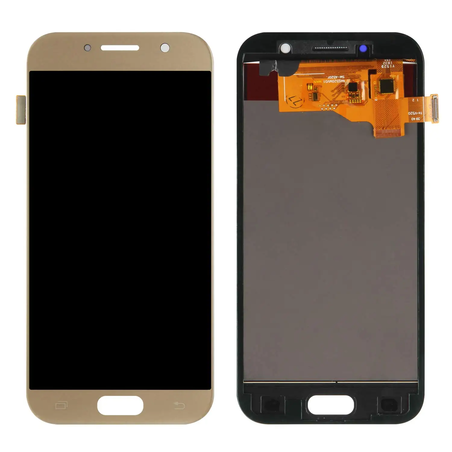 Дисплей (экран) в сборе с тачскрином для Samsung A520F Galaxy A5 (2017) 5&quot(золото) (OLED LCD) |