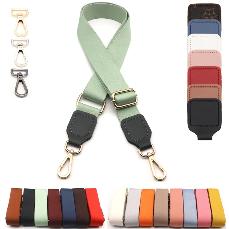 

Canvas Shoulder Bag Strap Vintage Rivet Crossbody Width Shoulder Straps Leather Bag Part Accessories Apply To Saddle Bag