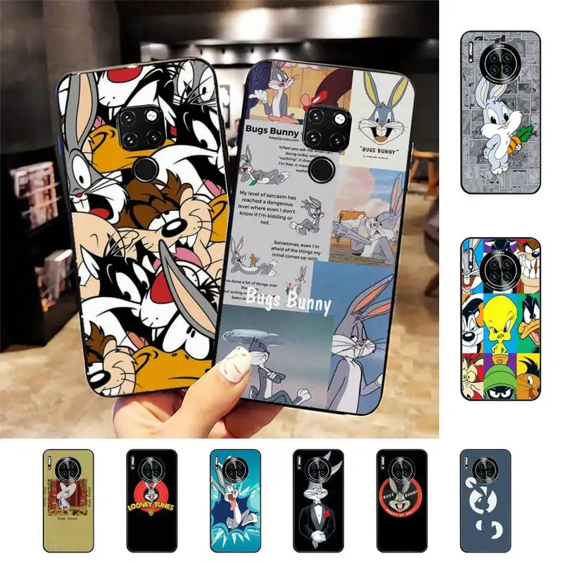 

Fashion Cartoon B-Bunny hare Candy Rabbit Wolf dog Phone Case For Huawei Nova 3I 3E mate 20lite 20Pro 10lite Luxury funda case