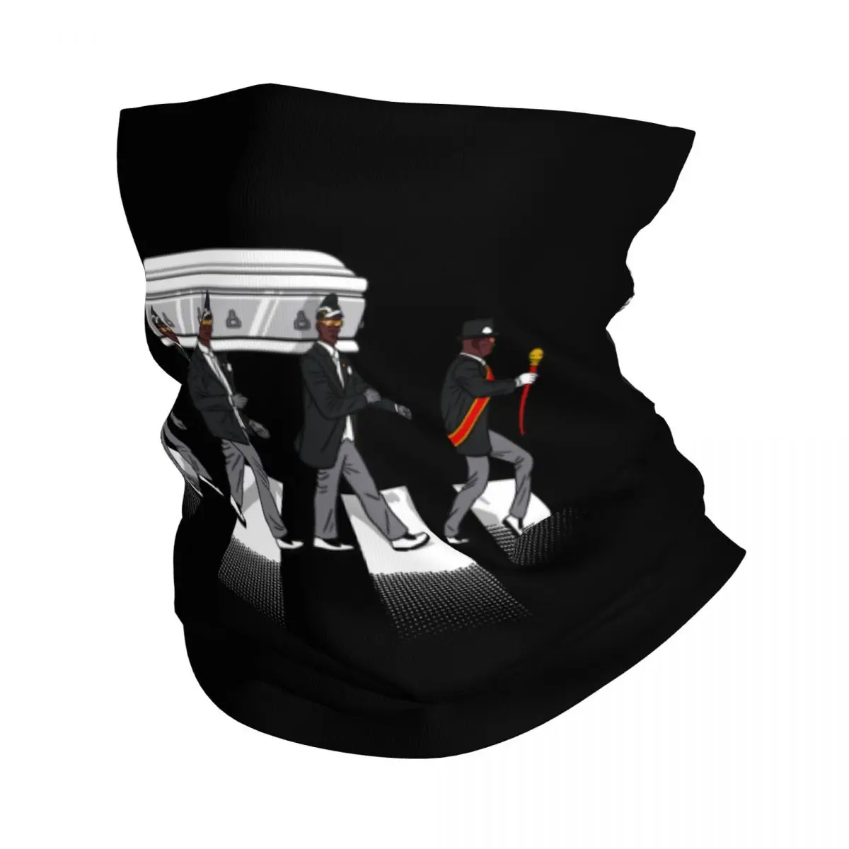 

Coffin Dance Bandana Neck Cover Print Funny Funeral Casket Pallbearers Balaclavas Face Scarf Cycling Riding Unisex Adult Winter