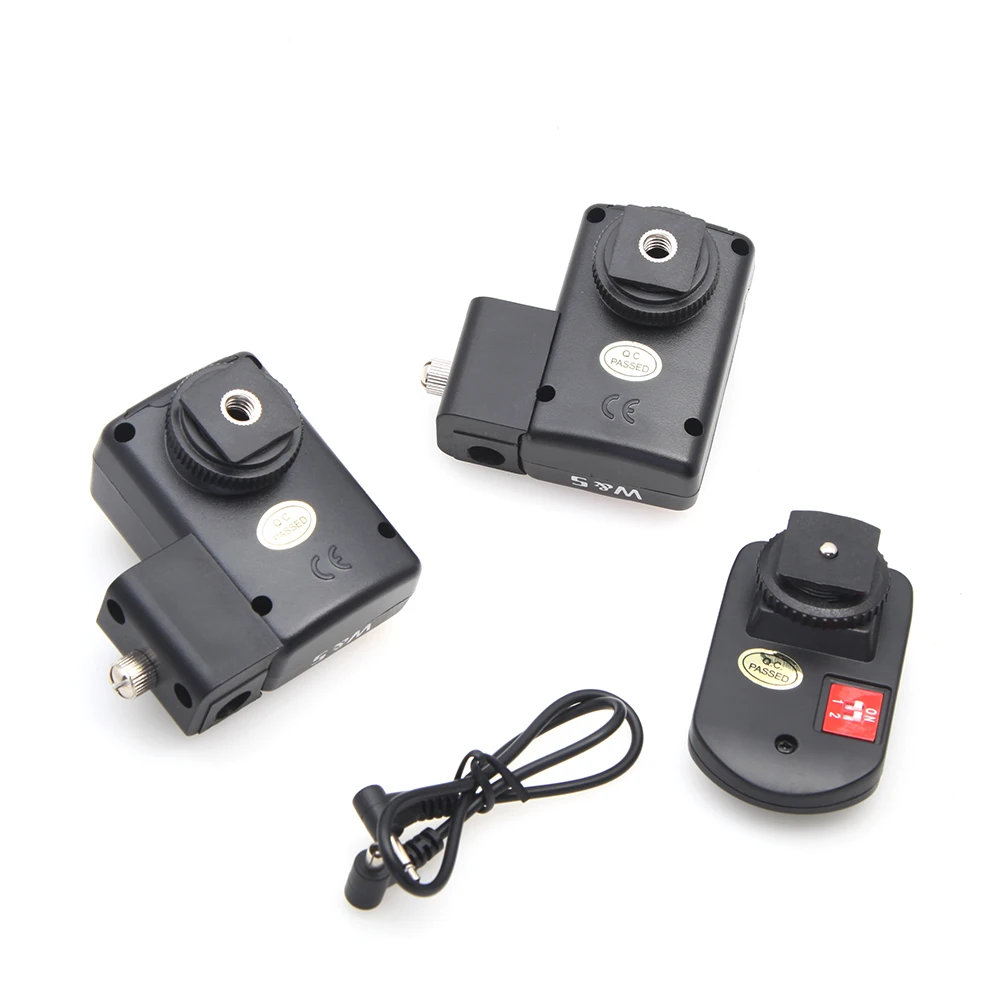 Wansen PT-04NE 4 канала радио Беспроводная вспышка Speedlite триггер с держателем зонта 2X