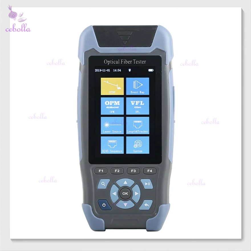 

Волоконно-оптический рефлектометр 980rev Pro Mini OTDR с 9 функциями VFL OLS OPM, карта событий 24 дБ для 64 км, тестер волоконного кабеля Ethernet