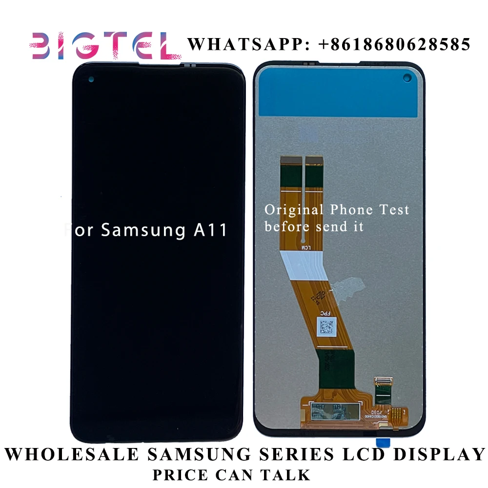 

Сменный ЖК-дисплей для Samsung Galaxy A11 мобильный телефон, ЖК-дисплей, сенсорный дигитайзер, экран в сборе