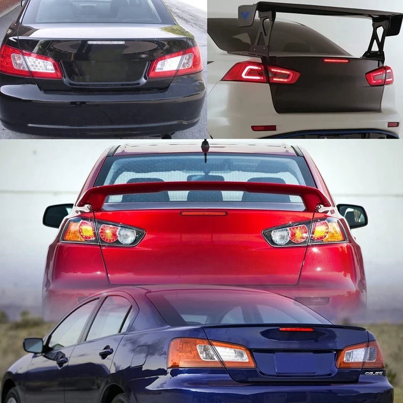 Красная автомобильная светодиодная лампа заднего багажника для Mitsubishi Lancer Sedan EVO X