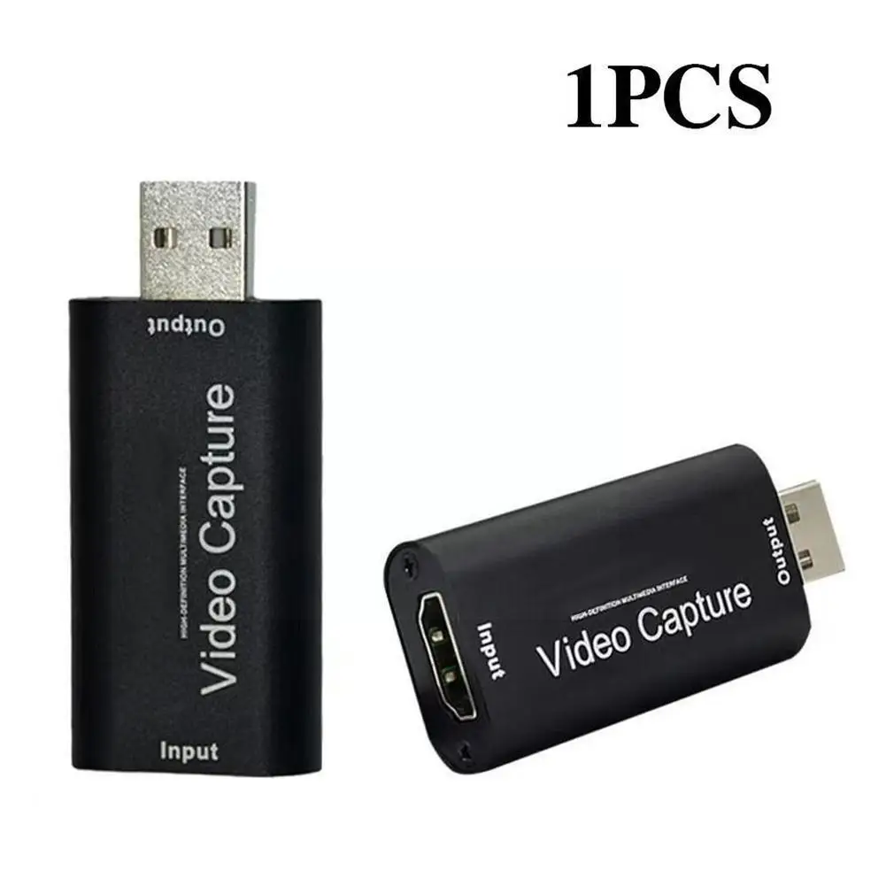 USB 2.0 Video Capture Card 4K HDMI-compatible Video Grabber Live Streaming Box Recording for PS4 Phone Game DVD HD Camera M5N2