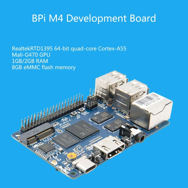 51BE Banana pi BPI-M4 Open Source Singal Board HDMI--compatible WiFi & bt 4.2 onboard