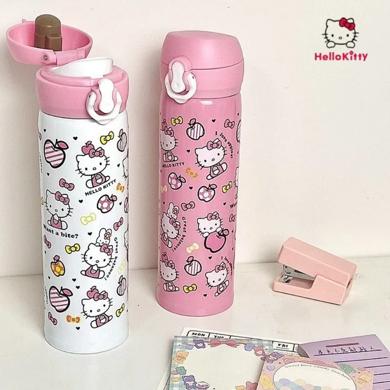 Pink Cartoon Stainless Steel Bottle Thermal Gift