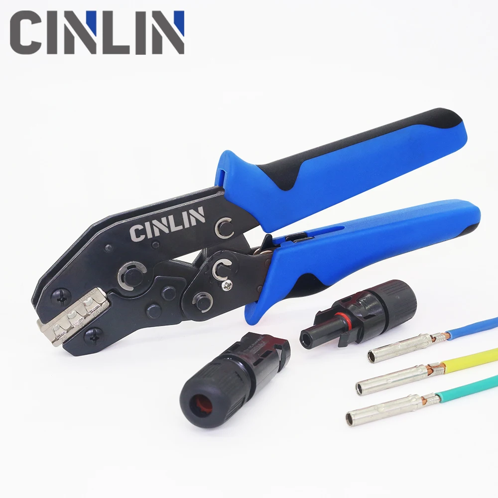 

SN-2546B Solar Photovoltaic MC4 Terminals Crimping Pliers Solar Panels Seal Connector Crimper Tool Single Pliers Connector Set