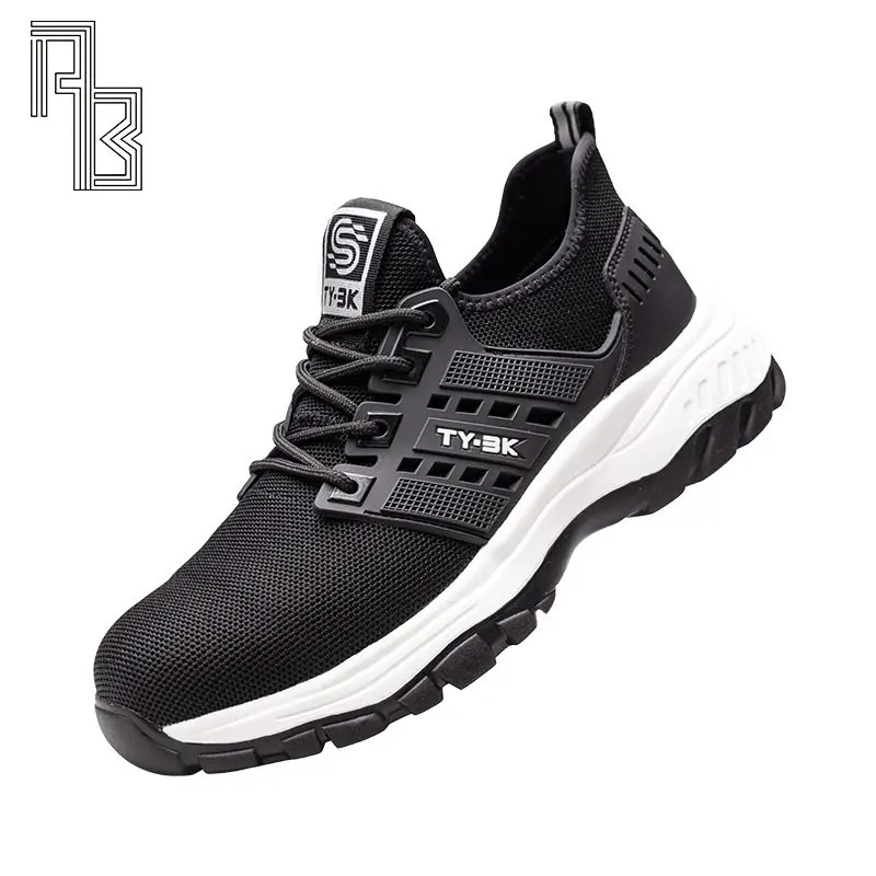 

Men's Sneakers Casual and Comfortable Anti-smashing Labor Insurance Shoes Non-slip Hiking Shoes Mens Wear-resistant Safety Shoe
