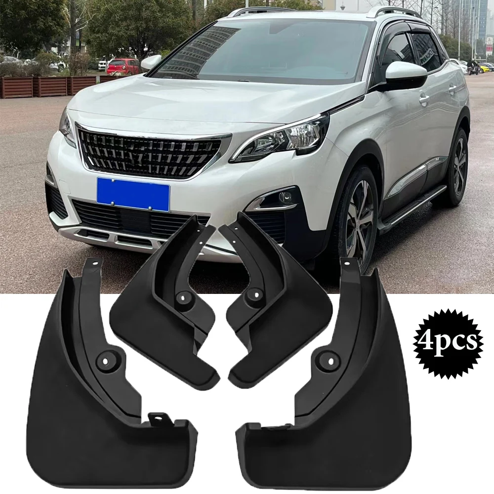 

Новые обновленные Брызговики для Peugeot 3008 Mk2 GT 2017 2018 2019 2020 2021, брызговики, 4 шт., передние и задние